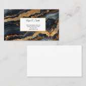 D'appel Carte de visite à impression d'agate (Devant / Derrière)