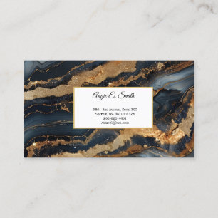 D'appel Carte de visite à impression d'agate