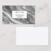 D'appel Carte de visite à impression d'agate (Devant / Derrière)