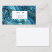 D'appel Carte de visite à motif agate (Devant / Derrière)
