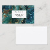 D'appel Carte de Visite Agate Print (Devant / Derrière)