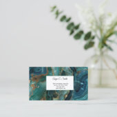 D'appel Carte de Visite Agate Print (Debout devant)