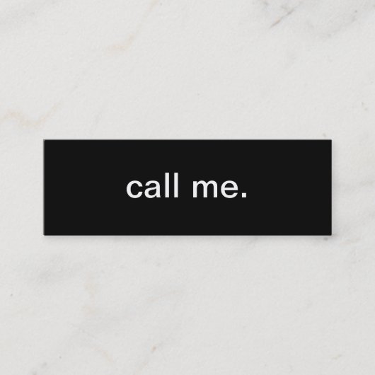 D'appel Carte de visite appelant (Devant)