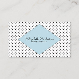D'appel Carte de visite Blue Modern Stars