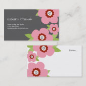 D'appel Carte de visite / Carte de visite / carte de visit (Devant / Derrière)