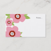 D'appel Carte de visite / Carte de visite / carte de visit (Dos)