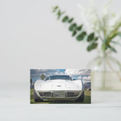 D'appel Carte de visite Corvette classique pour automobile (Debout devant)