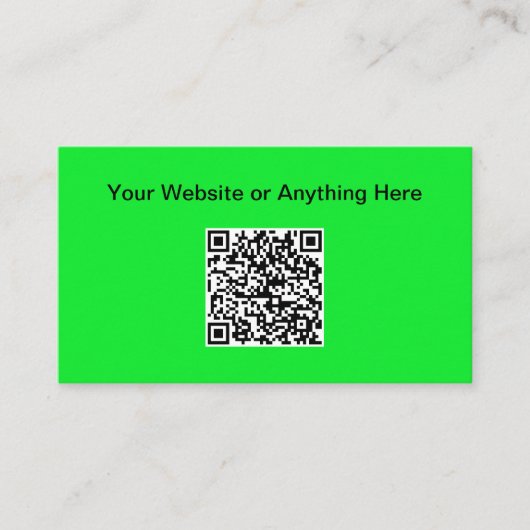 D'appel Carte de visite de code QR de petite quantité budg (Devant)