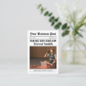 D'appel Carte de visite de journal, entraîneur de conditio (Debout devant)