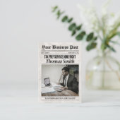 D'appel Carte de visite de journal, Service de préparation (Debout devant)