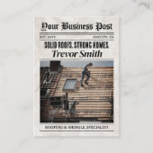 D'appel Carte de visite de journal, Services de bardeaux d (Devant)