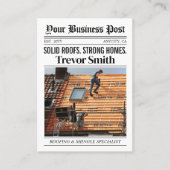 D'appel Carte de visite de journal, Services de bardeaux d (Devant)