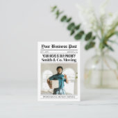 D'appel Carte de visite de journaux, services d'emballage  (Debout devant)