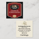 D'appel Carte de visite de mode couture sur mesure (Devant / Derrière)