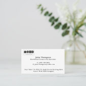 D'appel Carte de visite de vente porte à porte (Debout devant)