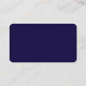 D'appel Carte de visite Deep-Blue à l'écriture manuscrite (Dos)