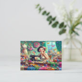 D'appel Carte de visite du concepteur Seamstress (Debout devant)