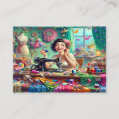 D'appel Carte de visite du concepteur Seamstress (Devant)