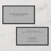 D'appel Carte de visite étudiant diplômé professionnel (Devant / Derrière)