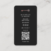 D'appel Carte de visite marketing professionnel minimal (Dos)