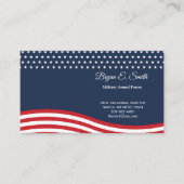 D'appel Carte de visite militaire (Devant)