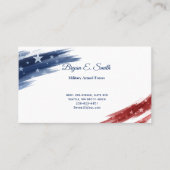 D'appel Carte de visite militaire (Devant)