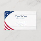 D'appel Carte de visite militaire (Devant)