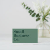D'appel Carte de visite minimaliste (Debout devant)