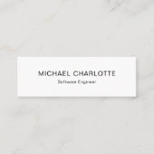 D'appel Carte de visite moderne et propre avec information (Devant)