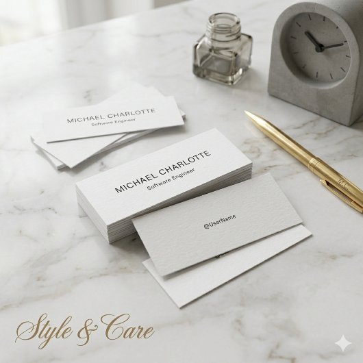 D'appel Carte de visite moderne et propre avec information