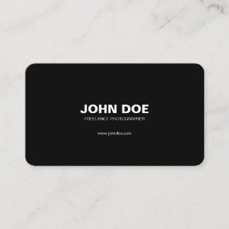 D'appel Carte de visite moderne noir et blanc avec code QR