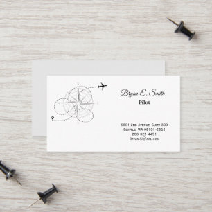 D'appel Carte de visite Pilote