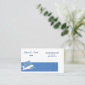 D'appel Carte de visite pilote (Debout devant)