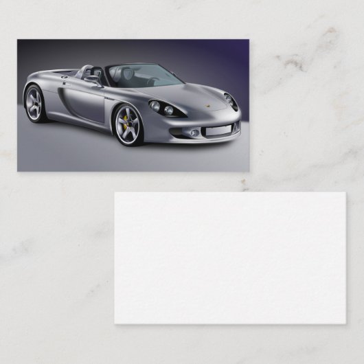 D'appel Carte de visite Porsh (Devant / Derrière)