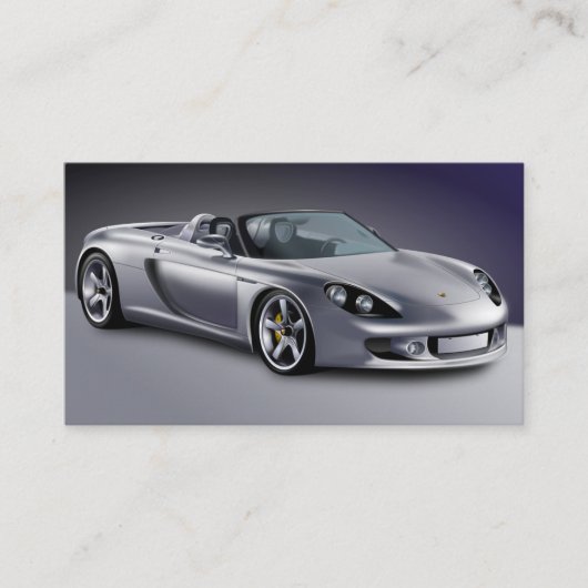 D'appel Carte de visite Porsh (Devant)