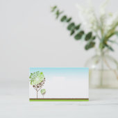 D'appel carte de visite pour l'enfant (Debout devant)