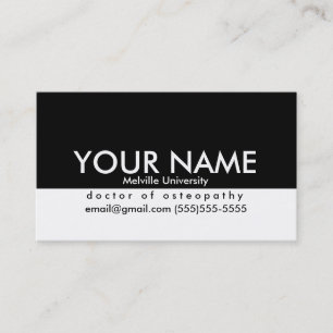 D'appel Carte de visite professionnel pour des étudiants
