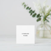 D'appel Carte de visite professionnelle 2,5" x 2,5" (Debout devant)