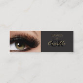 D'appel Carte de visite professionnelle pour cils en scrip (Devant)