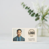 D'appel Carte de visite professionnelle simple moderne car (Debout devant)