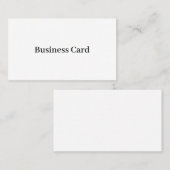 D'appel Carte de visite professionnelle standard, 3,5" x 2 (Devant / Derrière)