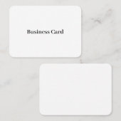 D'appel Carte de visite professionnelle standard, 3,5" x 2 (Devant / Derrière)