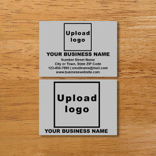 D'appel Carte de visite professionnelle sur fond gris