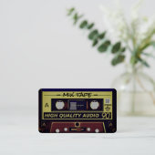 D'appel Carte de visite Rétro Mixtape (Debout devant)