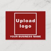 D'appel Carte de visite rouge de la marque commerciale (Dos)