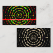 D'appel Carte de visite soleil du trou noir (Devant / Derrière)