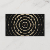 D'appel Carte de visite soleil du trou noir (Dos)