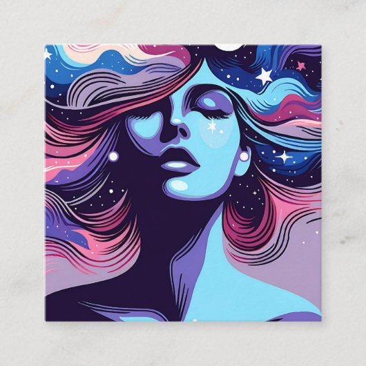 D'appel Carte de visite Whimsical d'affichage de l'oreille (Devant)