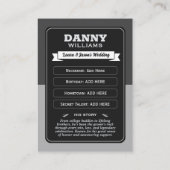 D'appel Carte d'échange de chambre d'équipe personnalisée, (Dos)