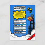 D'appel Carte d'échange de cookies personnalisée, Bande de (Dos)